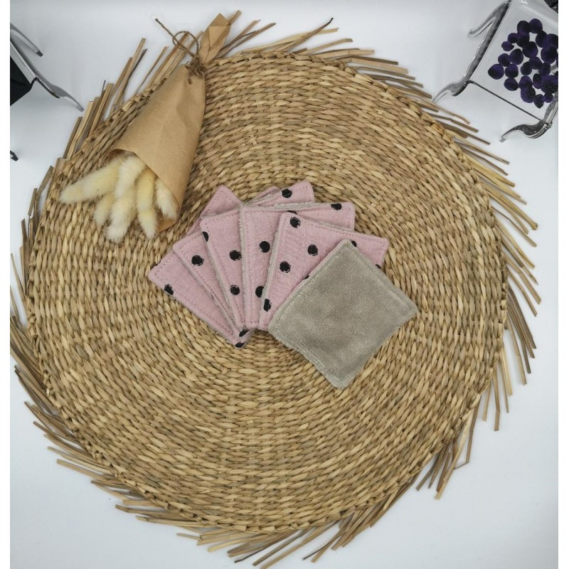 Lingettes démaquillantes rose