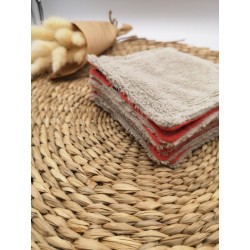 Lingettes démaquillantes corail