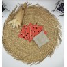Lingettes démaquillantes corail