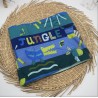 Tour de cou / Snood bleu jungle