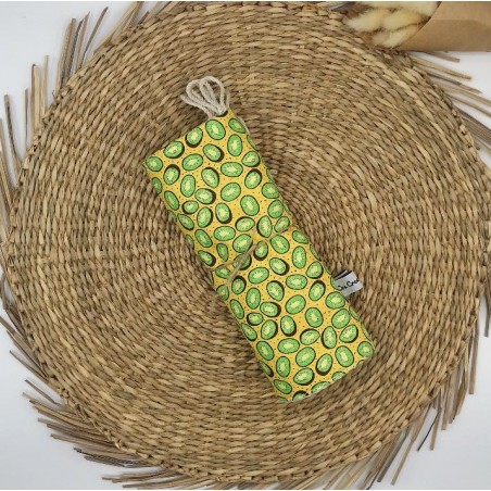 Essuie-tout lavable kiwi gourmand
