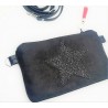 Pochette suédine BILLY noir
