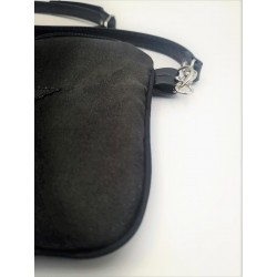 Pochette suédine BILLY noir