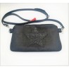 Pochette suédine BILLY noir