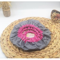 Lot 3 charlottes couvre-plats gris rose