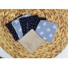 Lingettes démaquillantes étoiles bleues
