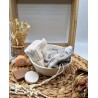 Panier INSTANT DOUCEUR gris clair