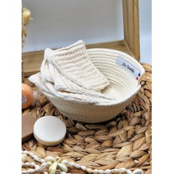Panier INSTANT DOUCEUR gris clair