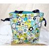 Sac cabas en coton JEANNE fleurs - Artisanat fantaisie