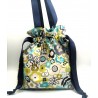 Sac cabas en coton JEANNE fleurs - Artisanat fantaisie