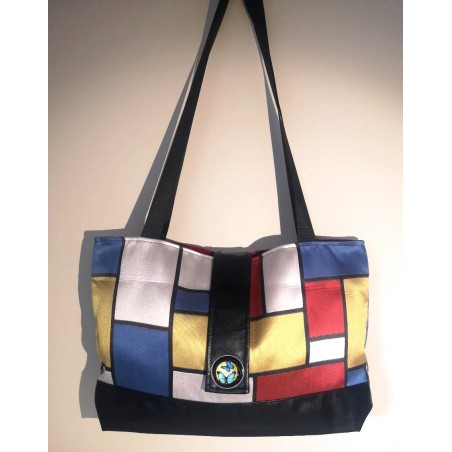 Sac BOISSY design mondrian