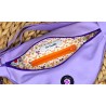 Sac banane MAIA similicuir violet chic et tendance Création artisanale