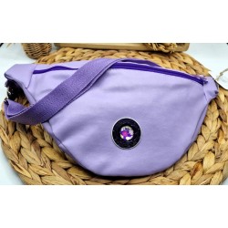 Sac banane MAIA similicuir violet chic et tendance Création artisanale