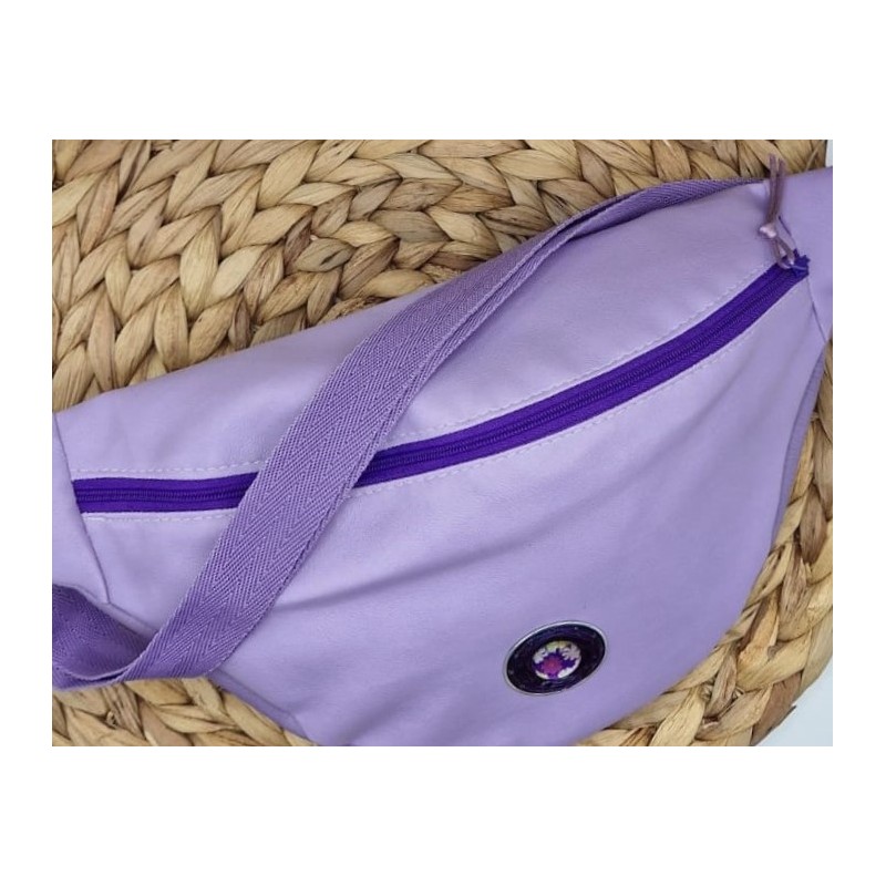 Sac banane MAIA similicuir violet chic et tendance Création artisanale