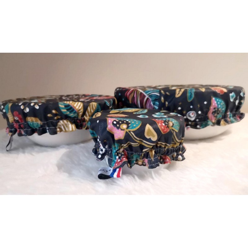 Charlottes couvre-plat Ancolie noir