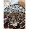 Sac banane MAIA XL fausse fourrure marron beige chic et tendance Création artisanale
