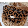 Sac banane MAIA XL fausse fourrure camel noir chic et tendance Création artisanale