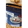 Sac banane MAIA XL velours et coton bleu marine et tendance Création artisanale