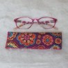 Etui à lunettes fun colorés mandala Création artisanale
