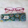 Etui à lunettes fun colorés mandala Création artisanale