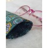 Etui à lunettes fun colorés mandala Création artisanale