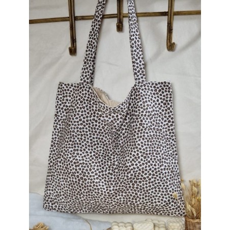 Tote-bag Sac fourre-tout leopard Création artisanale