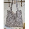 Tote-bag Sac fourre-tout leopard Création artisanale