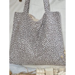 Tote-bag Sac fourre-tout leopard Création artisanale
