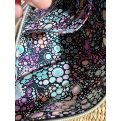 Sac bandoulière EMMA simili cuir zèbre noir & blanc Création artisanale fantaisie