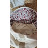 Sac banane MAIA XL coton écru noir chic et tendance Création artisanale