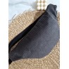 Sac banane MAIA velours marron choco chic et tendance Création artisanale