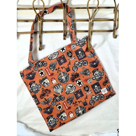 Tote-bag Sac fourre-tout motard Création artisanale