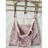 Tote-bag Sac fourre-tout rose doré Création artisanale