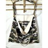 Tote-bag Sac fourre-tout camouflage kaki Création artisanale