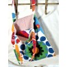 Tote-bag Sac fourre-tout seventies Création artisanale