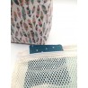 Lingettes Panier Filet plumes colorées