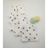 Lingettes démaquillantes lavables blanches